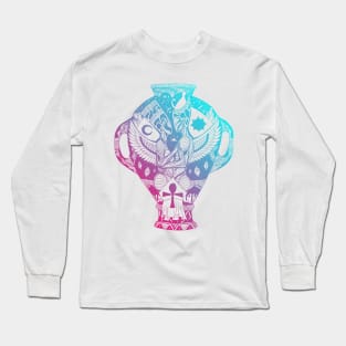 Dual Color Divine Lovers Amphora Long Sleeve T-Shirt